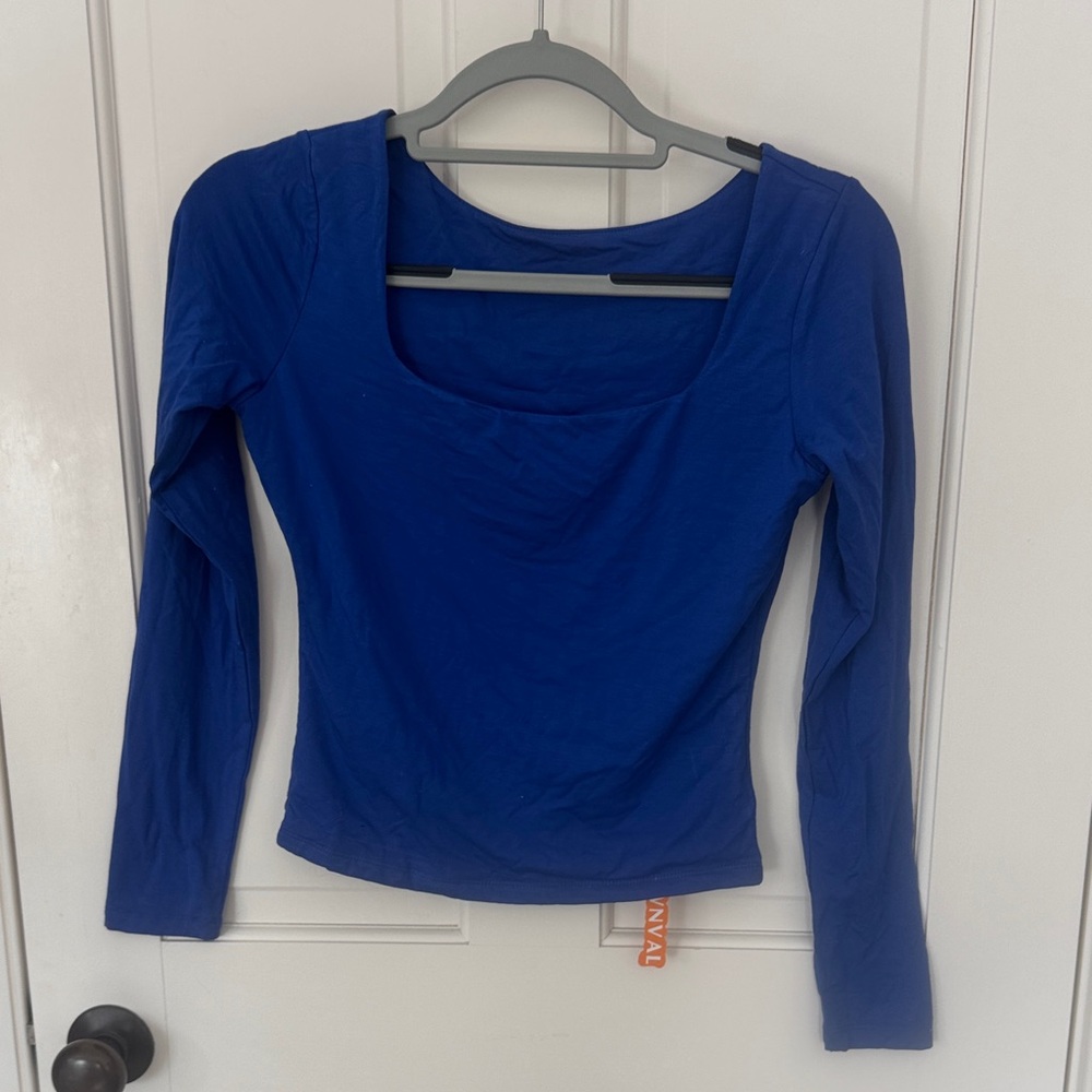 NWT Women's Blue Long Sleeve Top | S